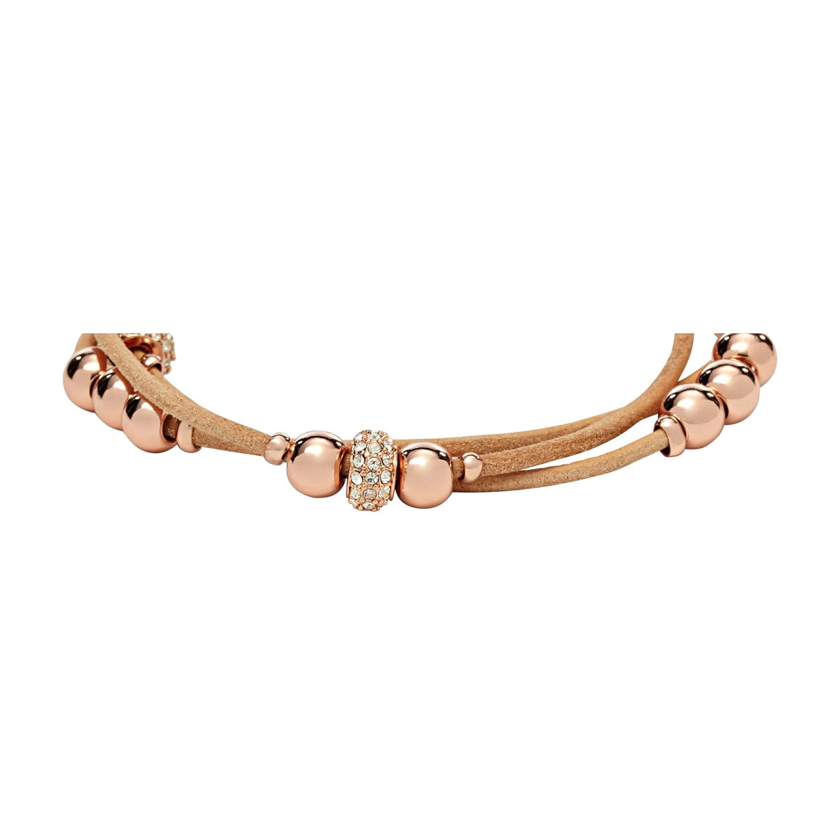 Fossil Pulsera de Latón para Mujer