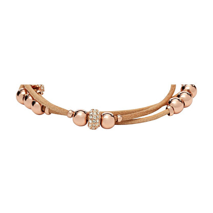 Fossil Pulsera de Latón para Mujer