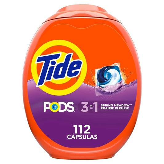 Tide Detergente para Ropa 3en1 Limpia, Quitamanchas, Cuida Colores 112 Pods
