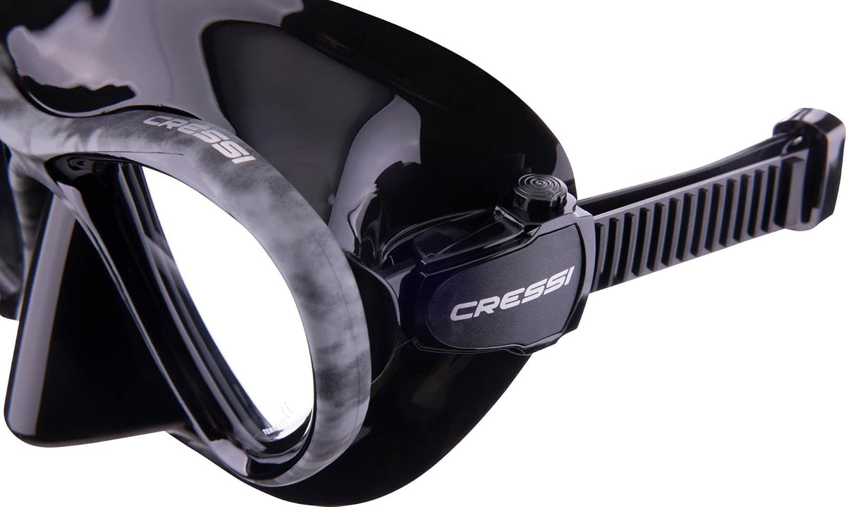 CRESSI Unisex-Adult Metis Maske für Freitauchen und Photo Sub, minimales internes Volumen