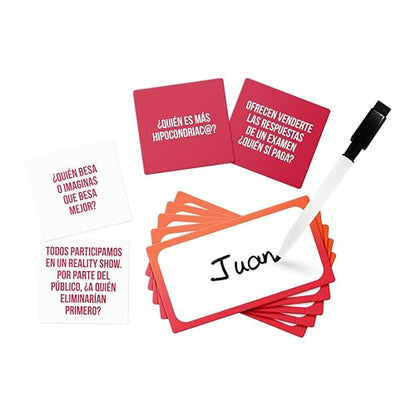 Novelty Corp Juego de Mesa para Fiesta, Mejor - Peor Amigo, Juegos Clásicos y Tradicionales