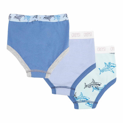 Baby Creysi Paquete de 3 Trusas de Algodón para Niño Calzón Interior en Tejido Cardigan Suave