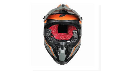 KOV Casco X4 GO Cross Naranja Off-Road para Motocross Dot