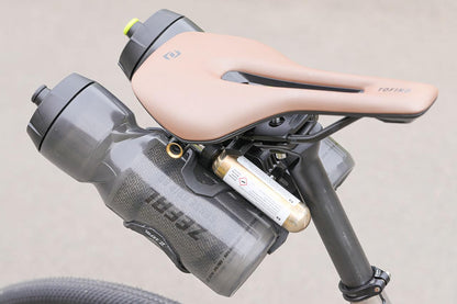 Porta Anfora ZEFAL Triatlón Tri Bottle Cage para 2 anforas y Cartucho CO2 Tecnopolímero/Compuesto Reforzado 1708