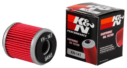 K&N Filtro de Aceite Powersports Cartucho 38 x 46 mm Compatible con Beta Yamaha Fantic HM Moto MBK TM Rieju Gas Gas KN-141