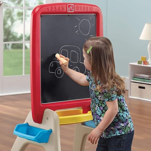 Step2 All Around Easel for Two, Multicolor