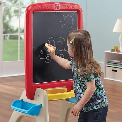 Step2 All Around Easel for Two, Multicolor