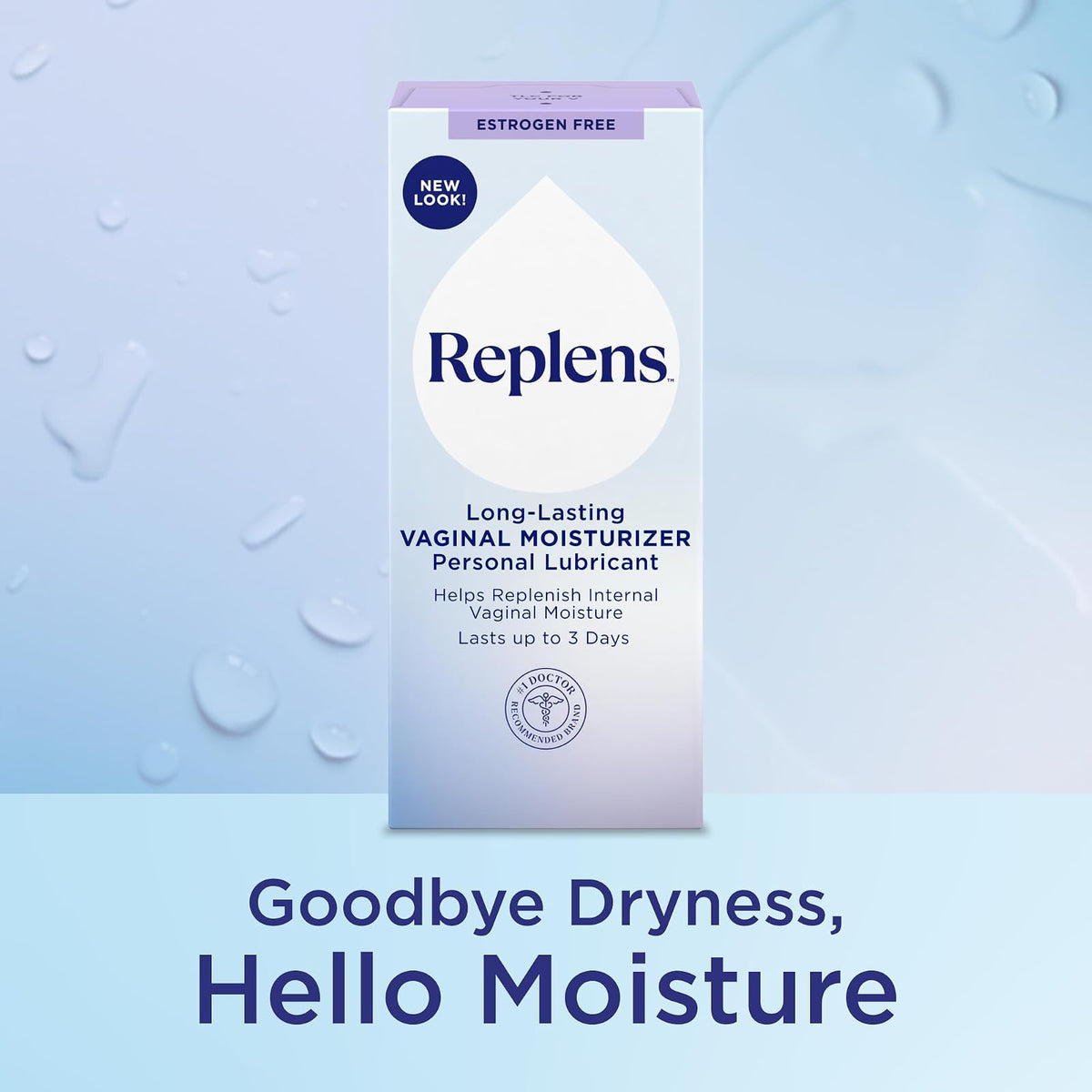 Replens Long-Lasting Vaginal Moisturizer, 8 Count (Pack of 1)