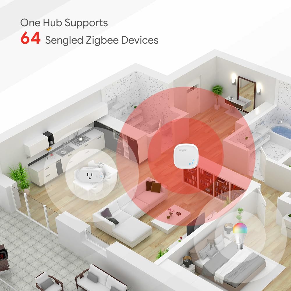 Element Color Plus by Sengled - Kit de iniciación (2 bombillas A19 + casquillo) 16 millones de colores/blanco (2000-6500 K), LED inteligente, funciona con Alexa & Google Assistant, 2 Pa