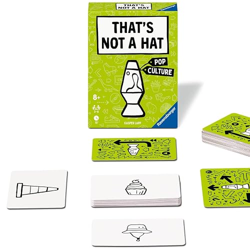 Ravensburger - That's Not a Hat 2 Juego de Cartas sobre Cultura Pop para Toda la Familia, de 3 a 8 Jugadores, Idea de Regalo para niños a Partir de 8 años, edición Italiana