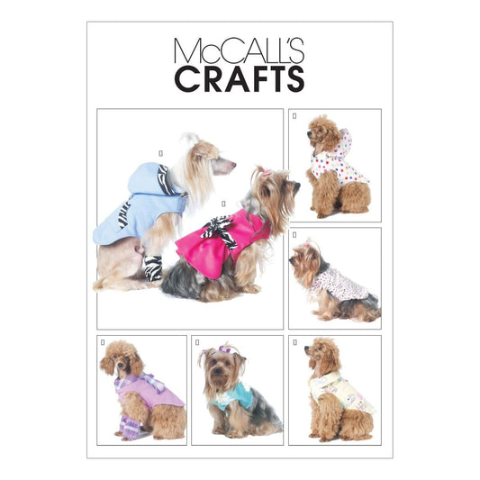 McCall's Patterns M6218 Patrones de Ropa para Mascotas, Todos Los Tamaños