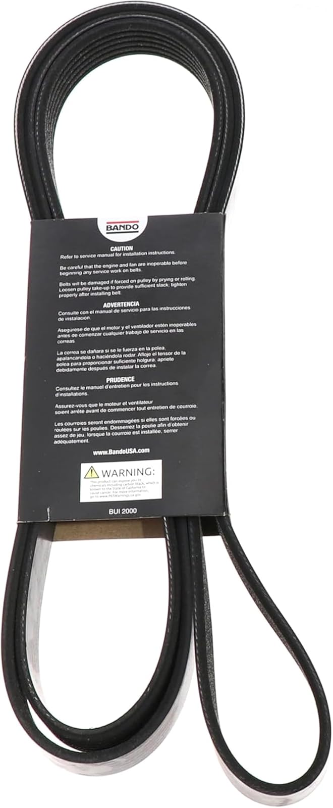 Bando 5PK1190 Cinturón Serpentina de calidad de fábrica, 5PK1393