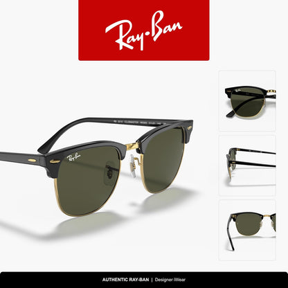 Ray-Ban Lentes oscuros rectangulares clásicas unisex, Sunglasses, Azul Rojo degradado espejado, 100% UV Protection