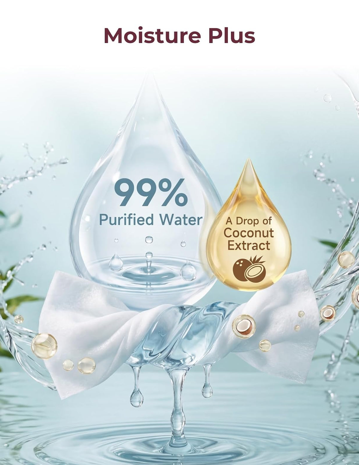 Momcozy - Toallitas de bebé de tamaño extragrande, 99% a base de agua, sin perfume e hipoalergénico, toallitas limpiadoras e hidratantes para piel sensible, 8 paquetes de tapa abatible (480 toallitas