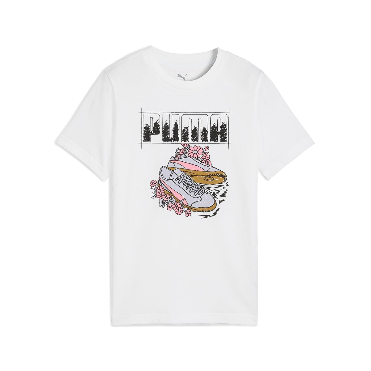 Puma Graphic Sneaker tee G Playera Mujer