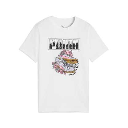 Puma Graphic Sneaker tee G Playera Mujer