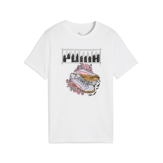 Puma Graphic Sneaker tee G Playera Mujer