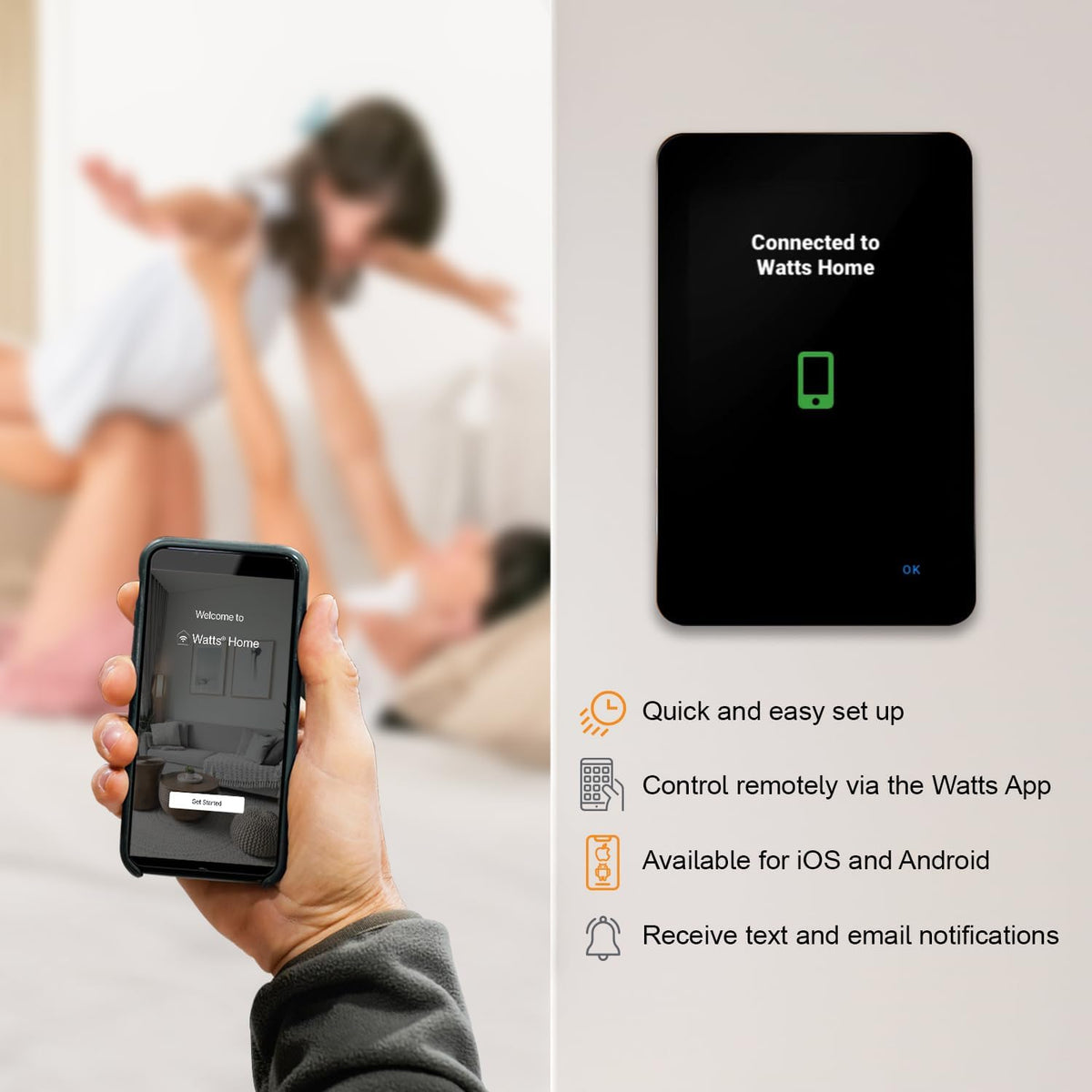 SunTouch CommandPlus - Termostato Inteligente programable con visualización táctil para Sistemas de calefacción de Piso eléctrico