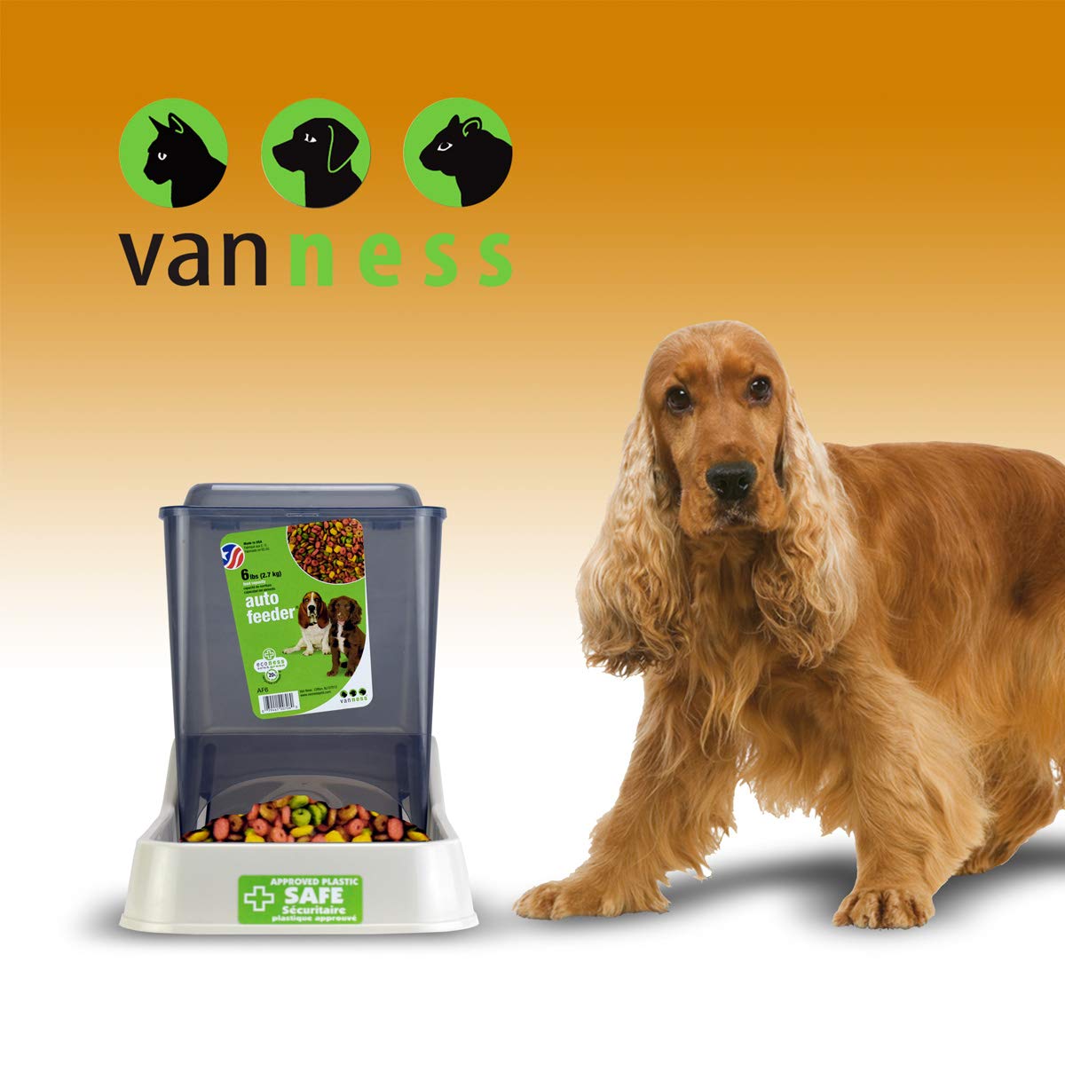 VanNess Dispensador de Alimento para Perro con 2.7 Kilogamos