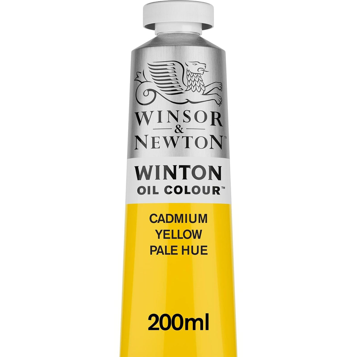 Winsor & Newton Winton Pintura de Óleo 200 ml - Amarillo (Cadmium Yellow Pale Hue 119)