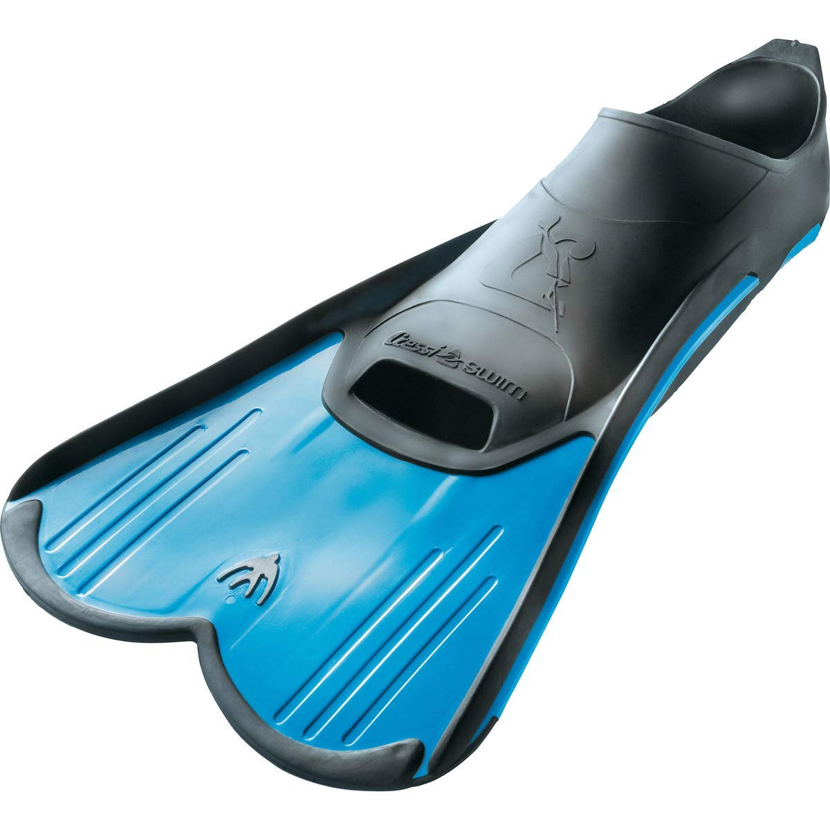 Cressi - Aletas Cortas con Bolsillo para pies completos para Nadar o Entrenar en la Piscina y en el mar, Ligero: Fabricadas en Italia