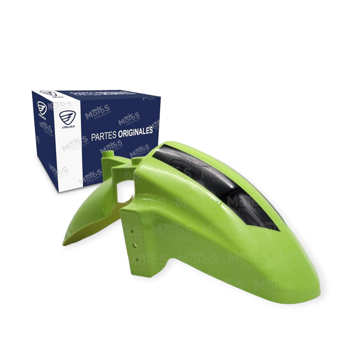 Salpicadera Delantera ITALIKA Verde Lima Compatible con D125 LT
