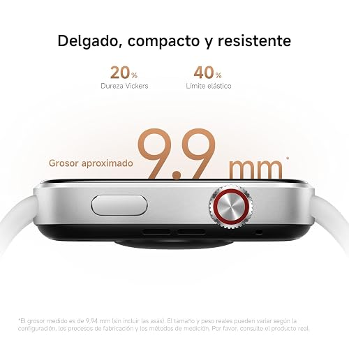 XIAOMI Redmi Watch 6 con GPS, iOS & Android, 5ATM, Gris | Pantalla AMOLED de 2.07'', Hasta 24 días de Batería, 150+ Modos Deportivos, Monitoreo cardíaco, sueño y estrés