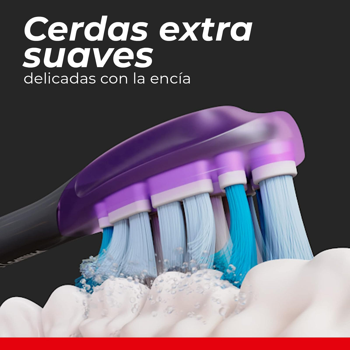 Philips Colgate Cabezales de Repuesto para Cepillo Dental SonicPro 2 pzas | Remueve hasta 10x Más Placa en Áreas de Díficil Acceso. Cerdas Extra Suaves Delicadas con la Encía