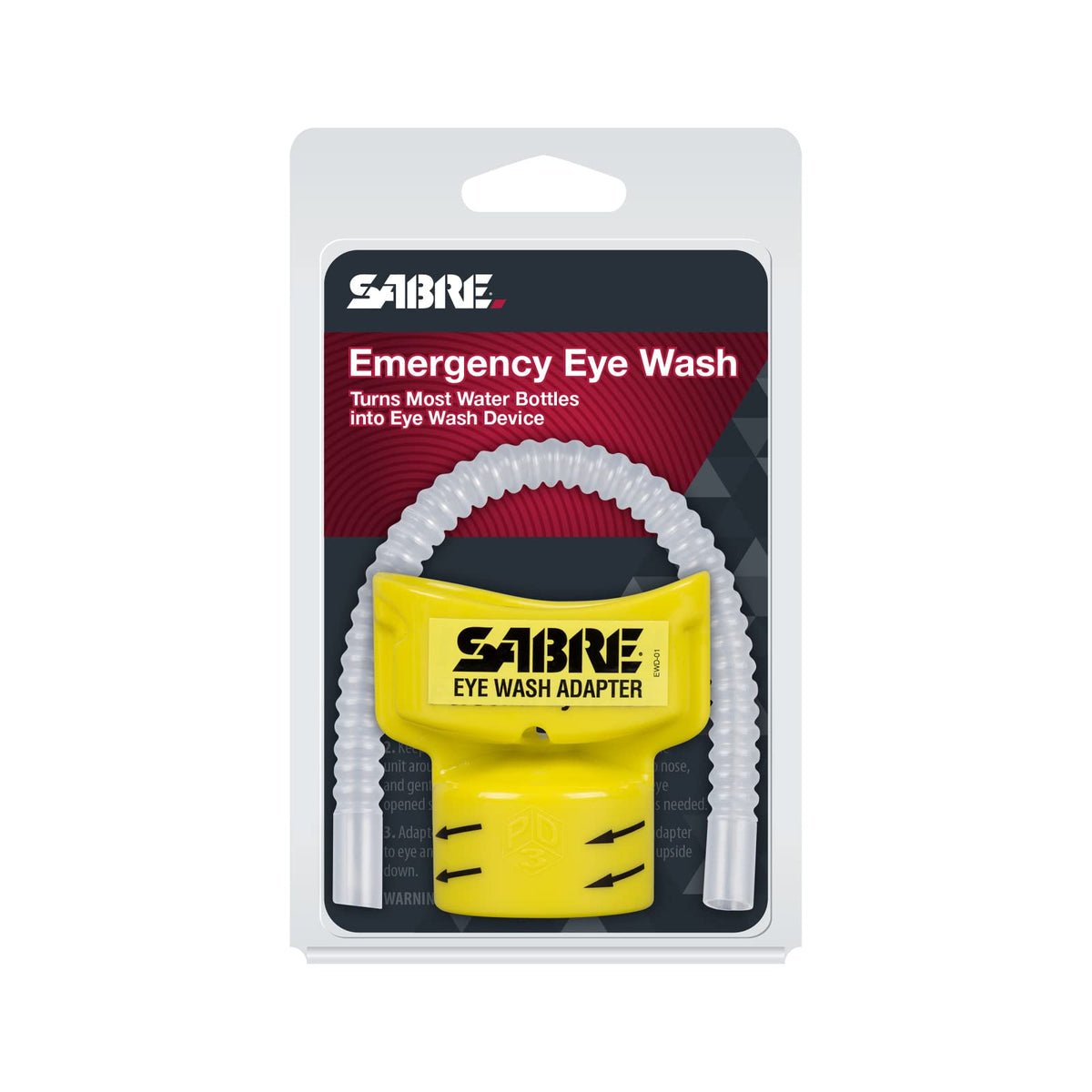 SABRE Adaptador para Lavado de Ojos – Convierte la Botella de Agua en un Dispositivo de Lavado de Ojos – Descarga contaminantes Desde el Ojo