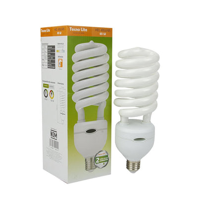 Tecnolite Foco Fluorescente, color Blanco Tecnolite HEL-65W/65