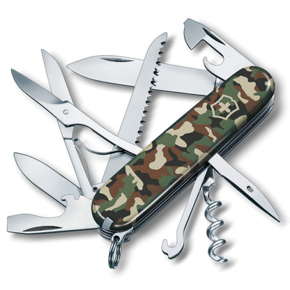 Victorinox Huntsman Navaja Suiza Multiusos - Verde
