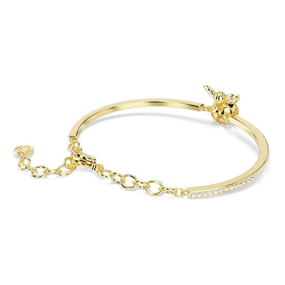 Pulsera Swarovski Idyllia, cortes mixtos, abeja, multicolor, oro-tSwarovski chapado en uno