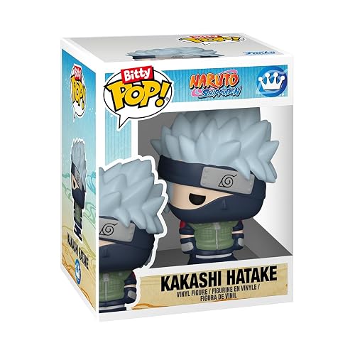 Funko Bitty Pop! 4 Pack: Naruto Shippuden - Team 7 (1 in 6 Chase Chance) | Mercancía Oficial - Mini Figuras de 2.2 cm con Exhibidor - Decoración de Pasteles y Relleno de Piñata