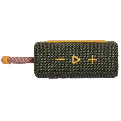 JBL Go 3, Bocina Portátil Bluetooth, 4.2 W de Potencia, Reproducción 5 Horas, Resistente al Agua y al Polvo IP67 - Verde