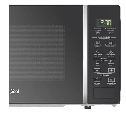 Horno de microondas Whirlpool de 0.7 pies cúbicos / 20 L Negro modelo WM-1807B