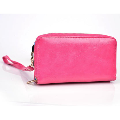 Kroo Magnetic Clutch Wallet for Samsung Galaxy S5 - Frustration-Free Packaging - Magenta