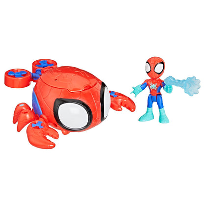 Spidey and His Amazing Friends Isla Spidey, Set de Juego - Cangrejo Araña