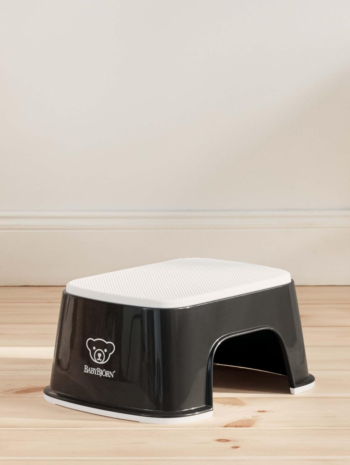 BABYBJÖRN Taburete escalonado, negro/blanco