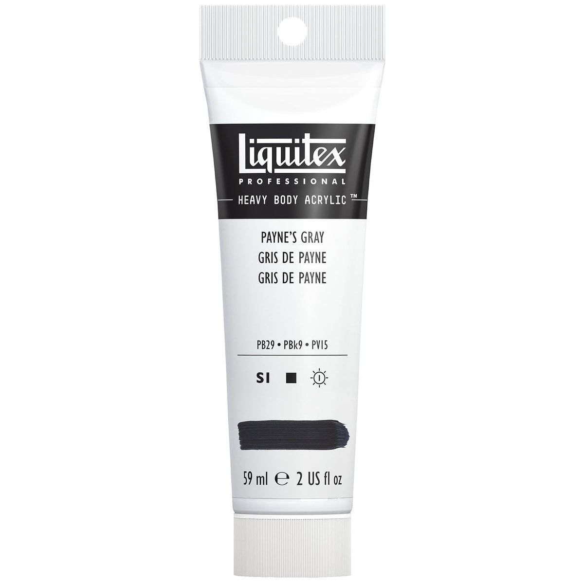 Liquitex Heavy Body pintura acrílica Brilliant Purple 59 ml - Gris (Payne’s Gray 310)