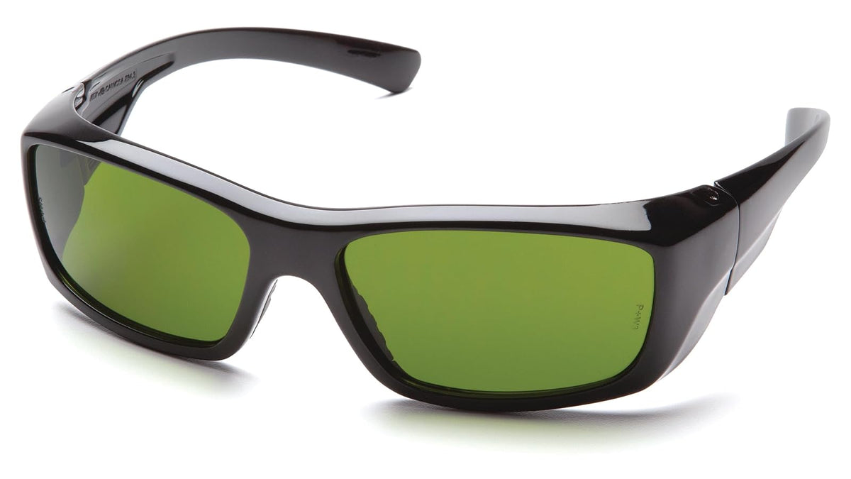 Pyramex Emerge lentes de seguridad, armazón negro, filtro IR 3.0