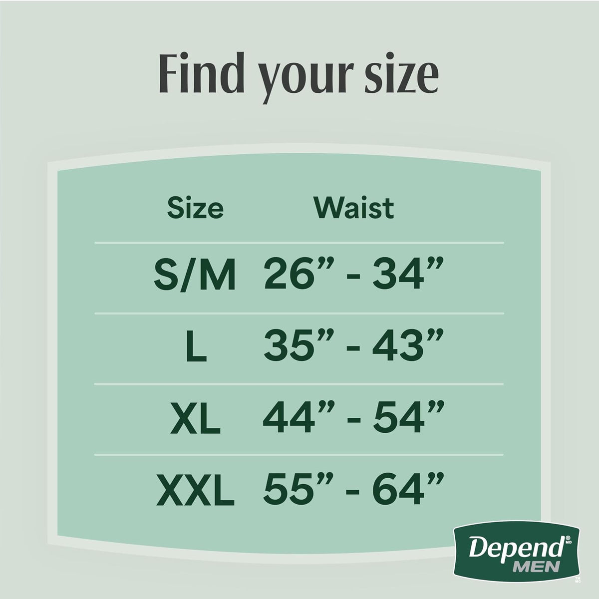 Depend FIT-FLEX Incontinence Underwear for Men, Maximum Absorbency, XL, Gray (Packaging may vary)