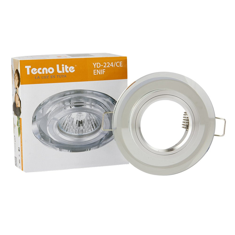 Tecnolite Lámpara de Interior, color Cristal Espejo YD-224/CE