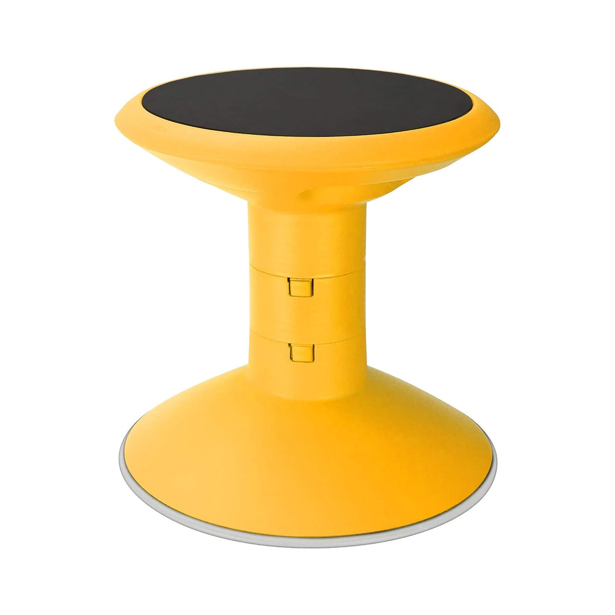 Storex Taburete Wiggle, Asiento Flexible Ajustable para Niños - Amarillo