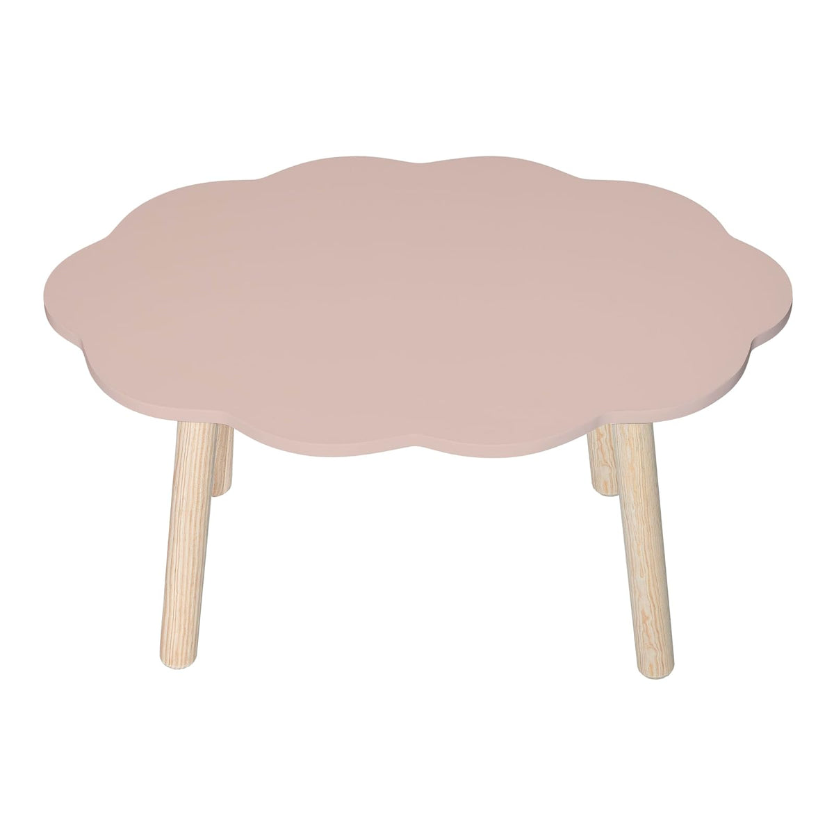 DUDUK Mesa Nube Infantil para Jugar y Aprender - Rosa