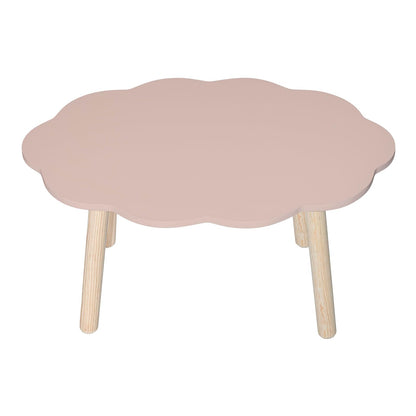 DUDUK Mesa Nube Infantil para Jugar y Aprender - Rosa