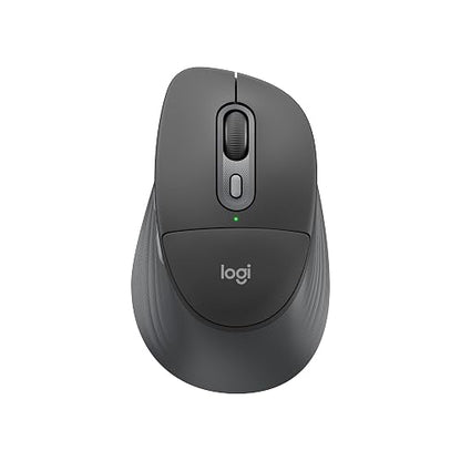 Logitech Signature Comfort Plus M850 L, Mouse inalámbrico, Bluetooth con Almohadilla para la Palma, clics discretos, autonomía de 24 Meses, Botones Personalizables, Windows, Mac y iPad - Negro