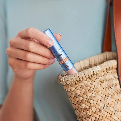 ISDIN Fotoprotector Uv Mineral Brush Spf 50+, Protector Solar Facial De Uso Diario On The Go, Activos Antipolucion, Matificante, Acabado Invisible, 2 G