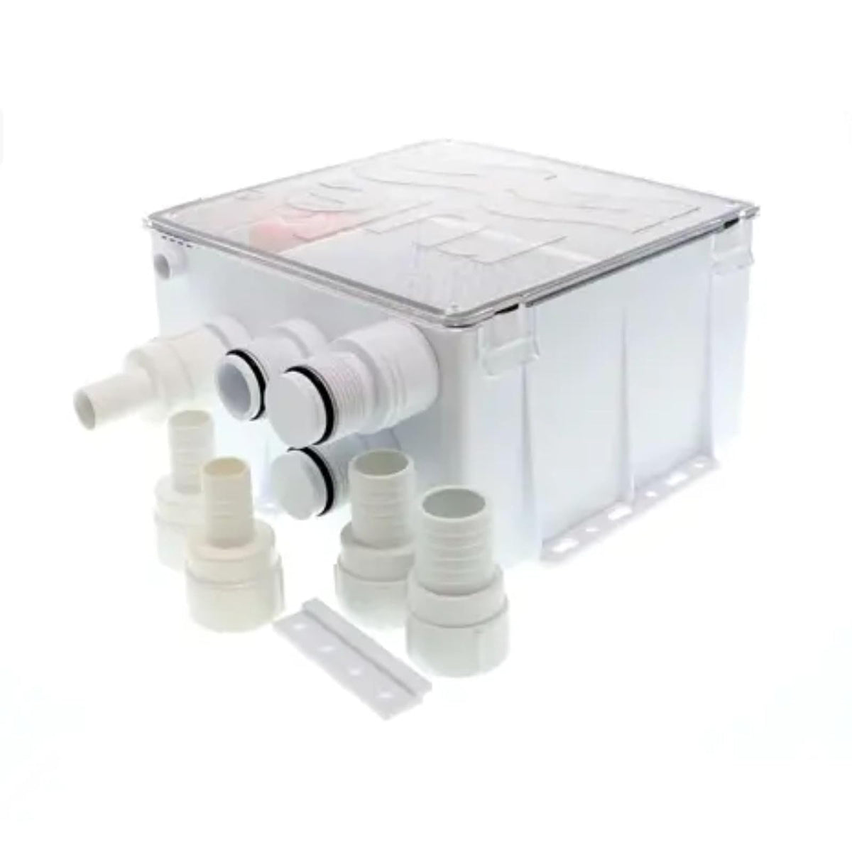 Rule Caja de desagüe de Ducha con Bomba de 800 GPH, 12 V