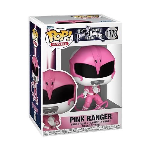 Funko Pop! Movies: Mighty Morphin Power Rangers - Pink Ranger | Mercancía Oficial de Superheroes - Figura de Vinilo Coleccionable para Decoración - Regalo de Cumpleaños para Fans