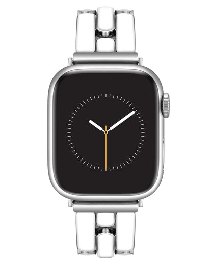 Anne Klein - Pulsera de moda para Apple Watch, segura, ajustable, correa de repuesto para Apple Watch, se adapta a la mayoría de muñecas